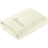 Möve for frottana Saunatuch Pearl, Walkfrottier (1-St), mit Perloptik, 80x200 cm
