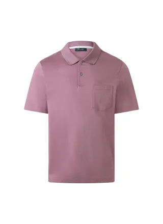 MAERZ Muenchen - Poloshirt, Knopf 1/2 Arm soft grape