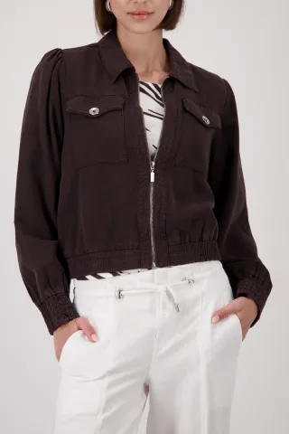 monari - Jacke mit Schumckknöpfen coffee - Gr. - 38