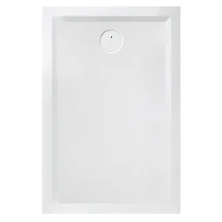 Hoesch Muna S Mineralguss-Duschwanne 4252.010 90 x 80 x 3 cm, weiß, Solique, Antirutsch