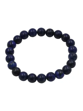 Steuer Modeschmuck Armband Stretch mit Sodalith Kugeln blau