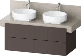 Duravit Balcoon Konsolen-Waschtischunterschrank 1200x522 Schubkästen  BA50370JGIG0000