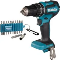 Makita Akku-Schlagbohrschrauber DHP 485 Z 18 V 50 Nm Brushless + 22 tlg. Bit Set