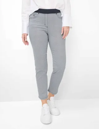 Raphaela by Brax Damen Hose Style PAMINA 6/8 NAVY, dunkelblau, Gr. 50K