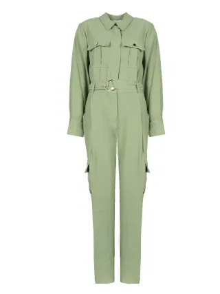 Silvian Heach Overall Damen grün