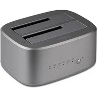 UnionSine Festplatten-Dockingstation UnionSine Dual-Bay-HDD-Dockingstation mit Offline-Klonfunktion, SATA-zu-USB-3.0-HDD-Klon-Dockingstation