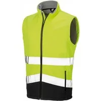 Result Warnweste Herren Printable Safety Softshell Gilet