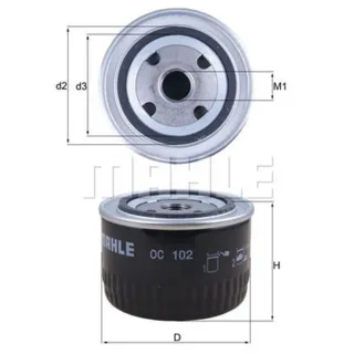 Mahle ?lfilter Opel Monza Omega Senator
