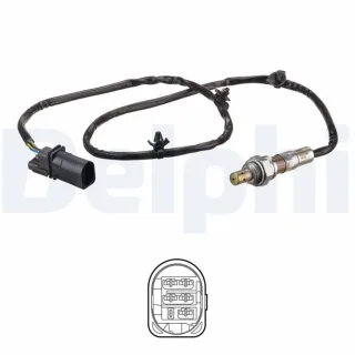 Delphi Lambdasonde vor Katalysator Opel Corsa D 1,3