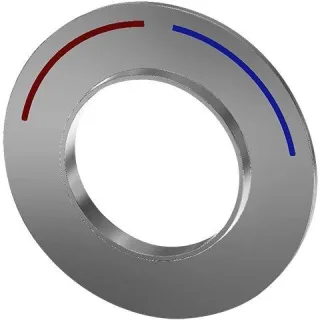 KWC Aquarotter Rosette, F5, Kunststoff, mit Farbmarkierung, 2030060308, 2030060308 2030060308