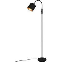 Reality Leuchten Stehlampe Tommy, Bogenleuchte 1-flammig, exkl 1x E14 max 40W, mit Kippschalter, Ein-/Ausschalter, Lesearm, Leuchtmittel wechselbar, warmweiß - kaltweiß, Leseleuchte Stehleuchte Wohnzimmer Höhe 130cm, Arm verstellbar