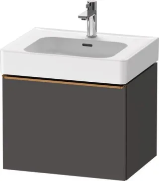Duravit D-Neo Waschtischunterbau wandhängend Graphit Matt 584x452x440 mm - DE4276004490000 DE4276004490000