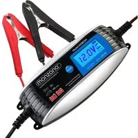 monzana Batterie-Ladegerät (vollautomatisch 6V 12V Auto Motorrad KFZ Ladegerät LCD-Bildschirm)