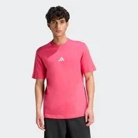 adidas Sportswear T-Shirt ESSENTIALS SMALL LOGO SINGLE JERSEY sportliches Kurzarmshirt, mit Rundhalsausschnitt