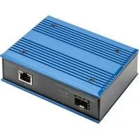 10/100/1000Base-TX PoE zu 1000Base-FX Medienkonverter