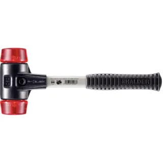 HALDER SIMPLEX - Schonhammer mit verstärktem TE-Gehäuse und Fiberglasstiel, Plastik - 3706.050
