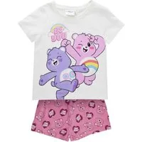 Care Bears Pyjama kurzer Pyjama Single Jersey aus Baumwolle für Schlafen und Freizeit (2 Stück)