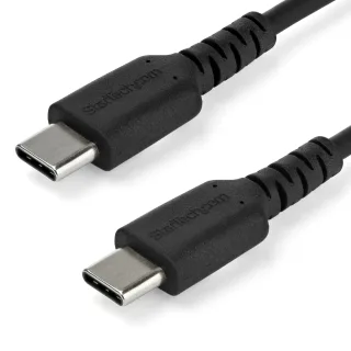 StarTech.com 1m USB-C Ladekabel | rusb2cc1mb | Langlebiges USB 2.0 Typ C zu USB C Datenübertragungs-/Schnellladek
