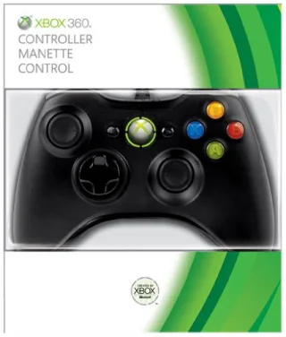 Microsoft Xbox 360 Controller Wired R [2012er Version] schwarz