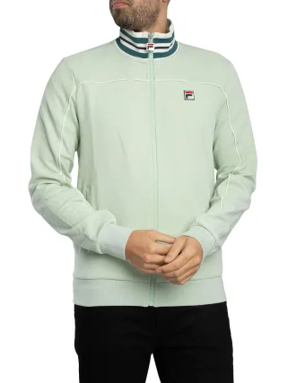 Fila Federico Track Jacket Mit Abgerundetem Kragen, Grün