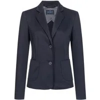 HECHTER PARIS Jerseyblazer HECHTER Paris CASUAL Damen-Jerseyblazer Modern-Fit Blau