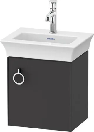Duravit White Tulip Waschtischunterbau wandhängend Graphit Seidenmatt 384x298x410 mm - WT4250R5858 WT4250R5858