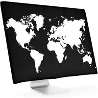 kwmobile Abdeckhaube 27-28" Monitor Hülle, PC Bildschirm Schutzhülle - Computer Cover Case
