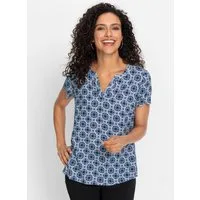 Witt Klassische Bluse Schlupfbluse Kurzarm