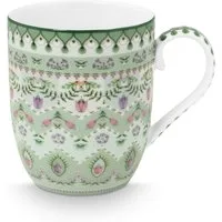 PiP Studio Becher Lily & Lotus Moon Delight Light Green Becher Small 145ml, Porzellan