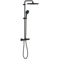 Grohe Duschsystem Vitalio Comfort 250 Duschsystem mit Thermostat, schwarz (266962431)