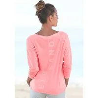 Elbsand Langarmshirt Raina mit Logoprint hinten, Longsleeve aus Baumwoll-Mix