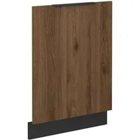 Küchen-Preisbombe Frontblende für vollintegrierten Geschirrspüler 60 cm Küche MONZA Okapi Nußbaum (Frontblende Geschirrspüler 60 cm vollintegriert, 1 St), Modern