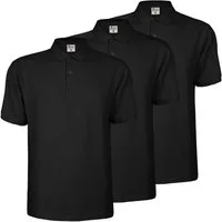ALPIDEX Poloshirt ALPIDEX Herren Polo Shirts 3er Set Poloshirt Männer Hemd Kurzarm