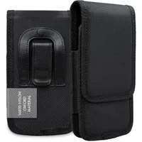 XiRRiX Handytasche Handy Gürteltasche Hipbag Smartphone Tasche schwarz, robustes Textilmaterial