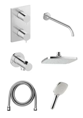 Damixa Pine HS 1 – Unterputz Duschsystem, chrom, 571620000 571620000