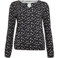 Seidel Moden Langarmshirt Exklusiv bei OTTO mit grafischem Muster und Detail am Ausschnitt, MADE IN GERMANY