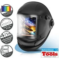 STAHLWERK Schweißhelm Automatik-Schweißhelm TITAN 3-in-1 Schweißerhelm (Set, 1-tlg., Set), True-Colour-Echtfarbwiedergabe