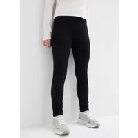 bonprix Thermoleggings aus Baumwolle und Elasthan, elastischer Gummizug, schmale Passform