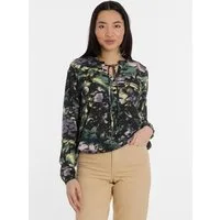 Ragwear Langarmshirt ONELIA PRINT mit Rundhalsausschnitt, aus Baumwolle und Modal, in Jersey-Qualität