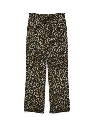 VERO MODA - VMJESMILO LIN HW WIDE PANTS WVN NOOS Tigers Eye - Gr. - S