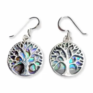 Lebensbaum Ohrringe aus 925 Silber