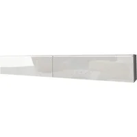 MIRJAN24 TV-Schrank D180 (mit zwei Klappen) LED Beleuchtung als Option, 180x33x30 cm