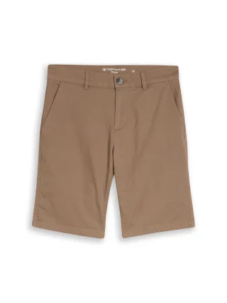 Tom Tailor - TTSLIM Chino Shorts caribou beige - Gr. - 31
