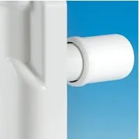 SO-TECH® Siphon Raumsparsiphon 32 - 40 mm Ablaufgarnitur f. Küche und Bad, Ausgang-Adapter von Ø 40 mm (DN40) auf Ø 50 mm (DN50), weiß