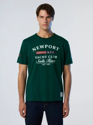 North Sails T-Shirt Mit Segelprint