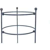 Hirsch Terracotta Rankgitter Staudenhalter rund H 50 Ø 30 2-fach Vollmaterial, massiv-stabil-freistehend