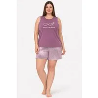fashionshowcase Pyjama Damen Hausanzug große Größen – Schlafanzug mit Shorts & ärmellosem Top