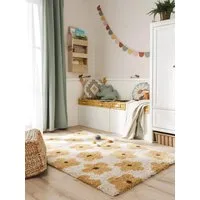 benuta Kinderteppich Gobi, rechteckig, Höhe: 21 mm, Teppich Wohnzimmer, Schlafzimmer, Esszimmer, Flur, Kunstfaser, Cozy