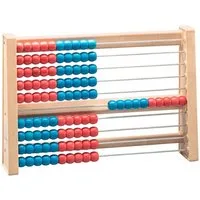 Wissner® aktiv lernen Lernspielzeug Rechenrahmen 100er Zahlenraum,  RE-Wood® Abakus Rechenschieber, RE-Plastic®