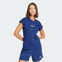 adidas Sportswear T-Shirt ESSENTIALS LINEAR COTTON sportlicher Stil, Kurzarm, ohne Verschluss, aus Baumwolle